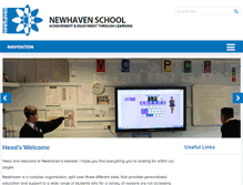 Tablet Screenshot of newhavenschool.co.uk
